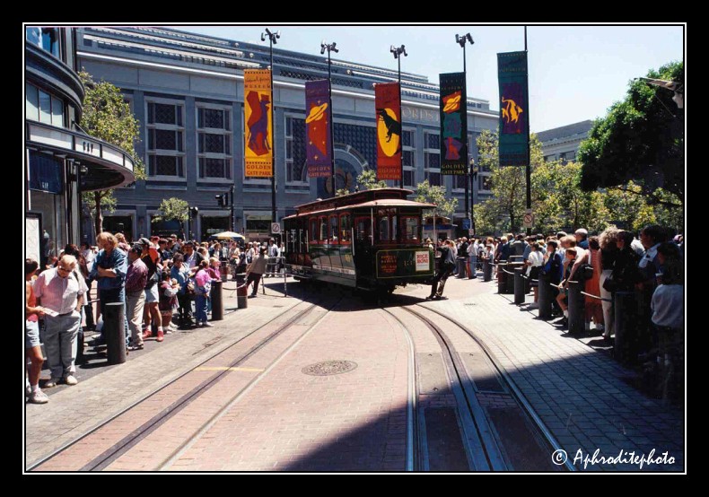 Cable car end station